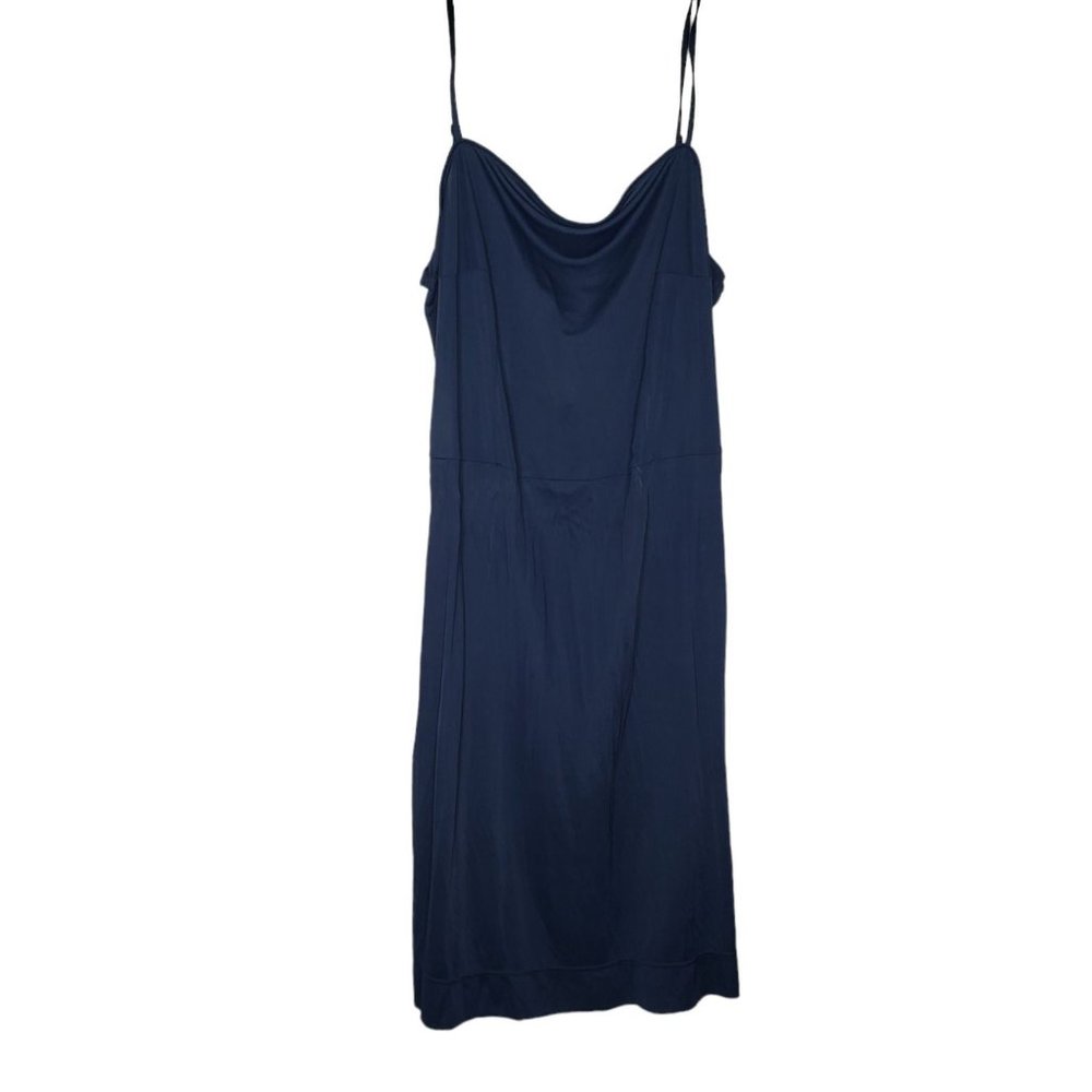 AKRIS Punto Sleeveless Dress Women's Bodycon Mini Dress Blue Size 6